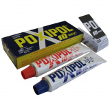 Холодная сварка POXIPOL  14мл (серый) синяя упаковка  (уп 120шт)