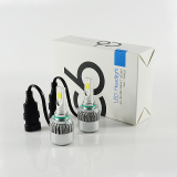 К-т светодиодных лампы  С6  HB3-(9005)    12V 18W COB 6000K