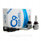 К-т светодиодных лампы  С9   H3  12V 25W COB 6000K