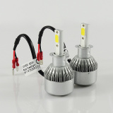 К-т светодиодных лампы  С6   H3   12V 18W COB 6000K