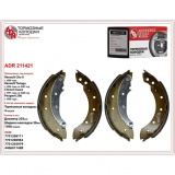Колодка ЗАД ЛОГАН АВТОДЕТАЛЬ ADR211421   203*38   система  TRW