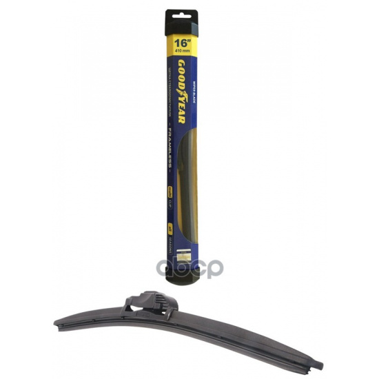 Щетка ст/очис бескаркасная GOODYEAR PREMIUM 16/41 cm всесезонная, 8 переходников - 1