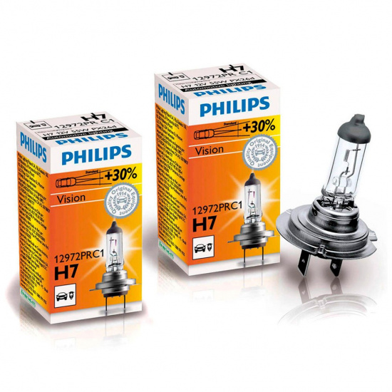 Лампа Philips H7 12V 55W +30% Premium 1297PRC1 - 1