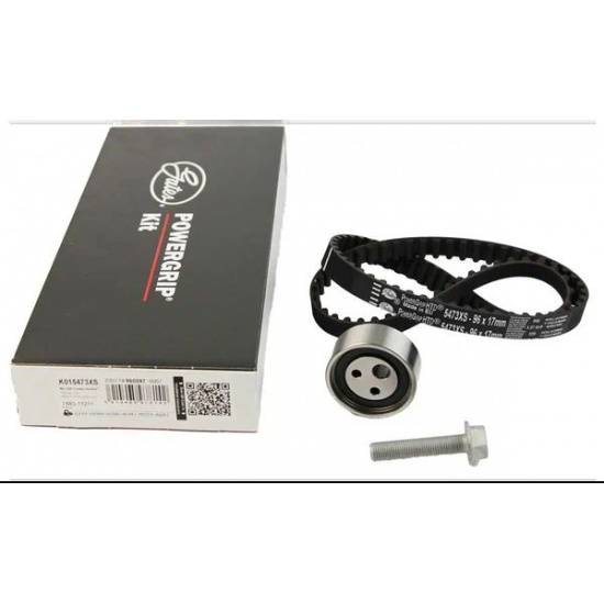 Ремень ГРМ+ролик ГРМ РЕНО ЛОГАН 8кл до 10г (натяж+ремень) ГРМ GATES K015473XS - 1