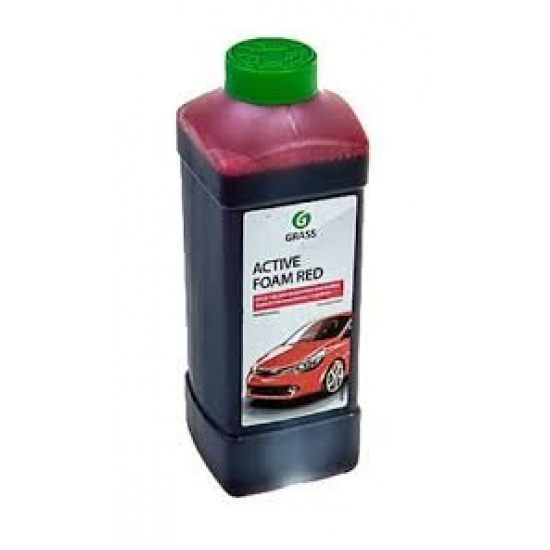 Автошампунь для бесконтактной мойки \ Active foam red\  1л (красный) (12) GRASS - 1