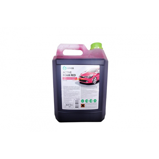 Автошампунь для бесконтактной мойки \ Active foam red\  5,8 кг (красный) (4) GRASS - 1