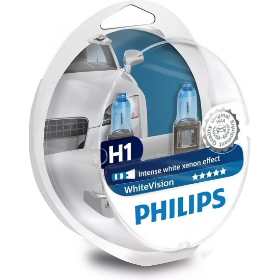 Лампа Philips H1 12V 55W  LONG LIFE ECO VISION (2 лампы в боксе) - 1
