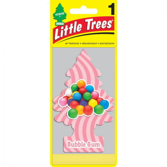 Ароматизатор LITTLE TREES Елка Бабл Гам (Bubble Gum )  24шт/уп.подвесной - 1
