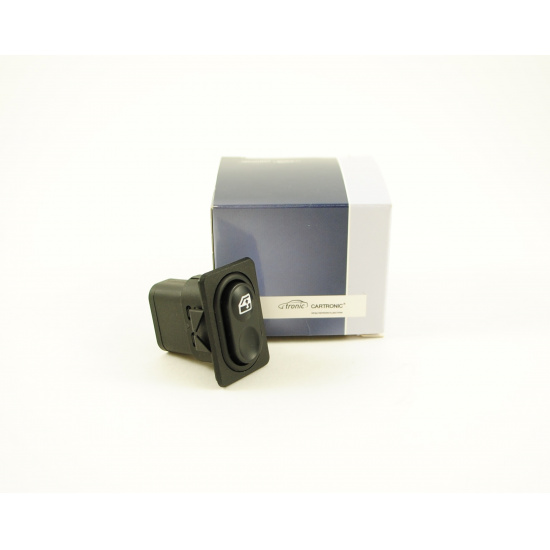 Клавиша стеклоподъемника одинарная 2110, 2115 Cartronic CRTR0109981 с рамкой - 1