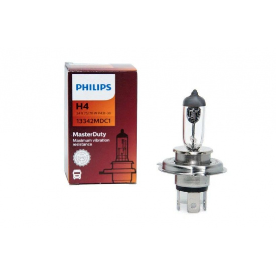 Лампа Philips  H4 24V 75/70W PHILIPS MASTER DUTY - 1