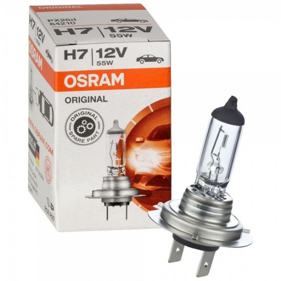 Лампа Osram H7 12V 55W  (64210) ЧЗ - 1