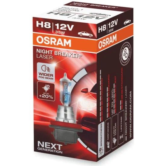 Лампа Osram H8 12V 35W (64212) ЧЗ - 1